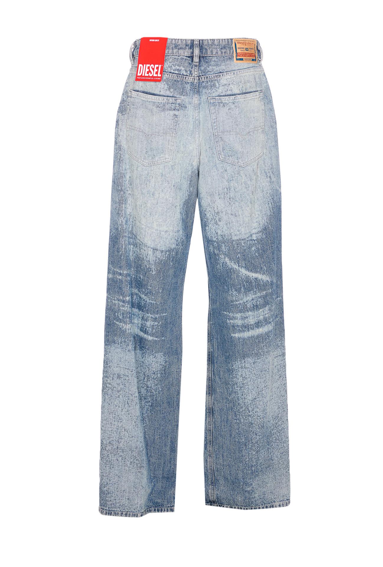 diesel trousers blue cotton - women