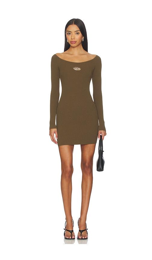 diesel vera dress in army green.