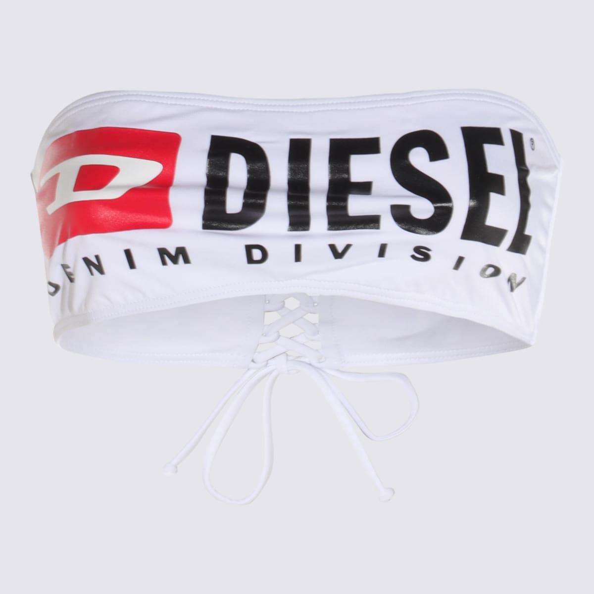 diesel white top beachwear