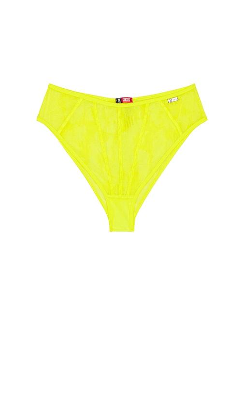 diesel x savage c mesh high waist brief in green.
