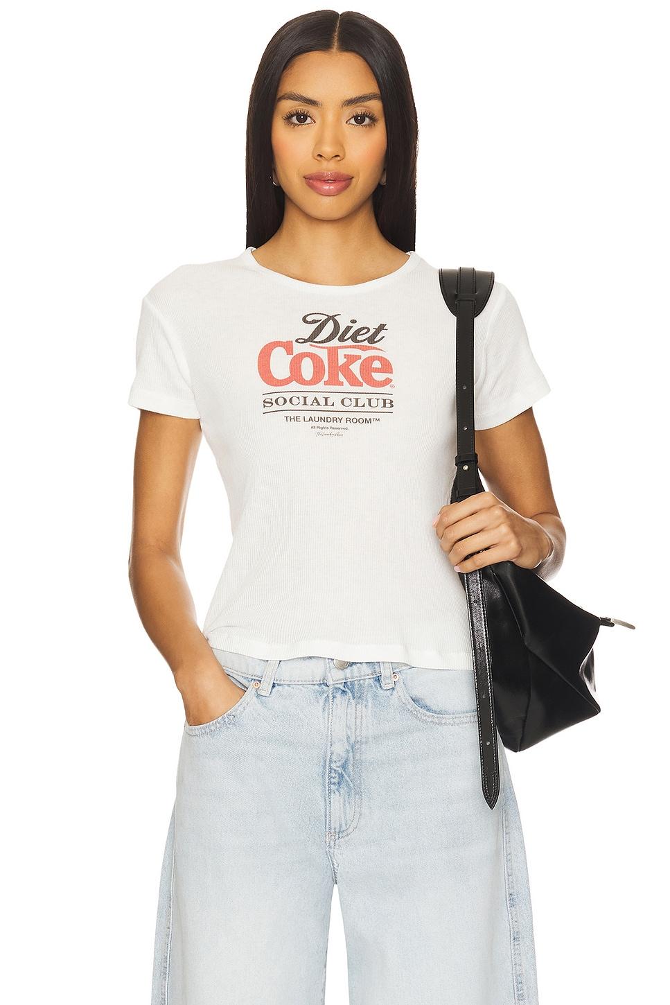 diet coke social club baby tee