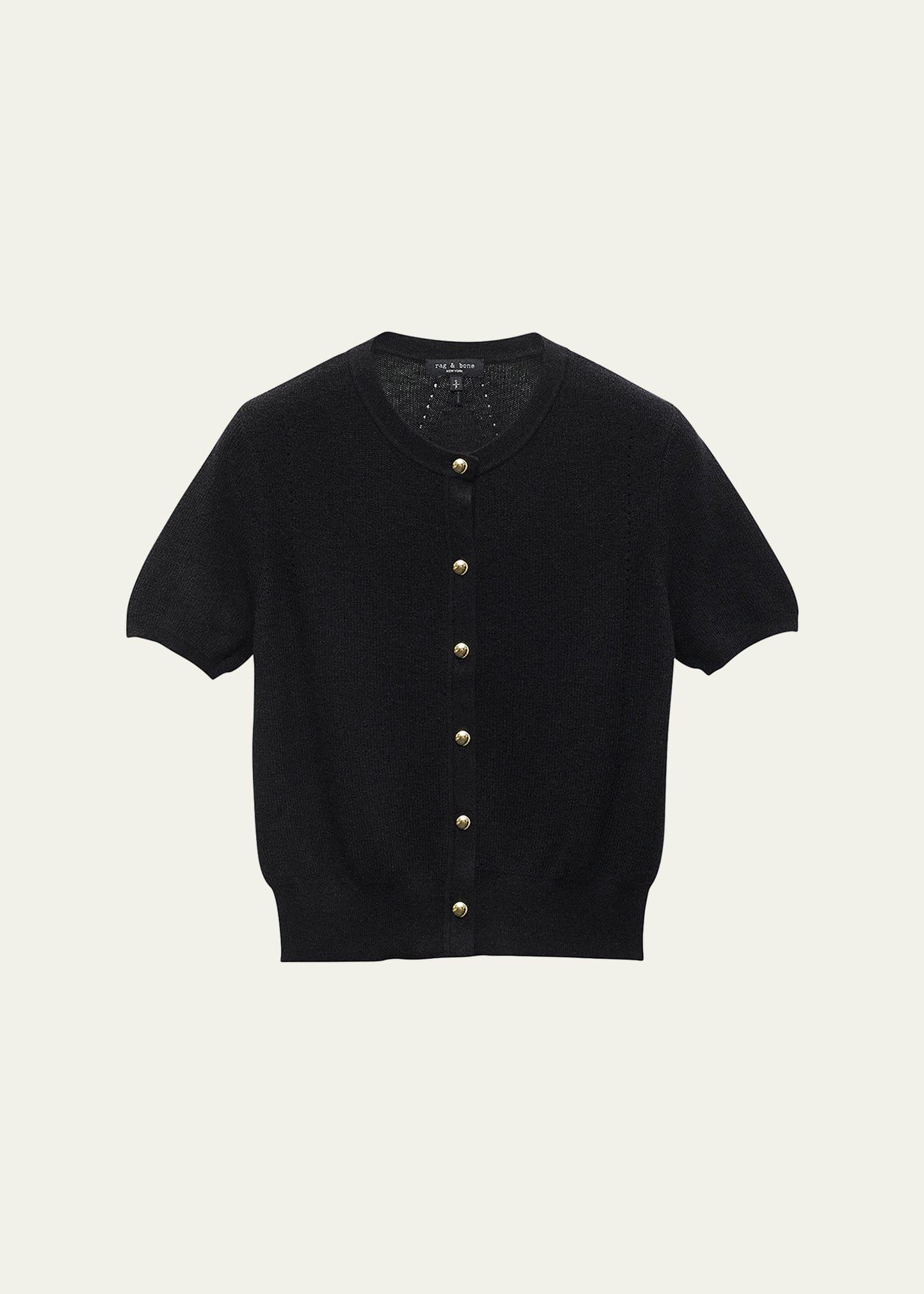 dina short-sleeve cardigan