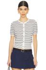 dina stripe cardigan top