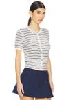 dina stripe cardigan top