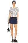 dina stripe cardigan top