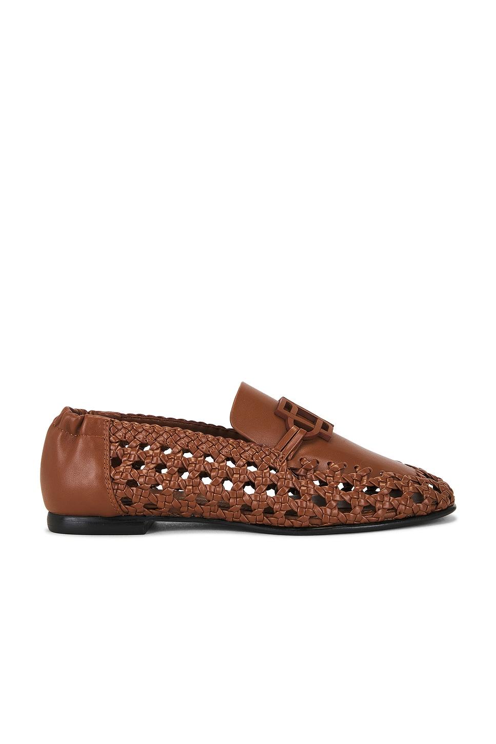 dion woven leather loafer