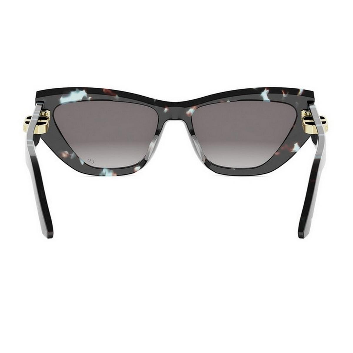 dior cdior b6i 25d2 havana celeste acetate occhiali da sole - women