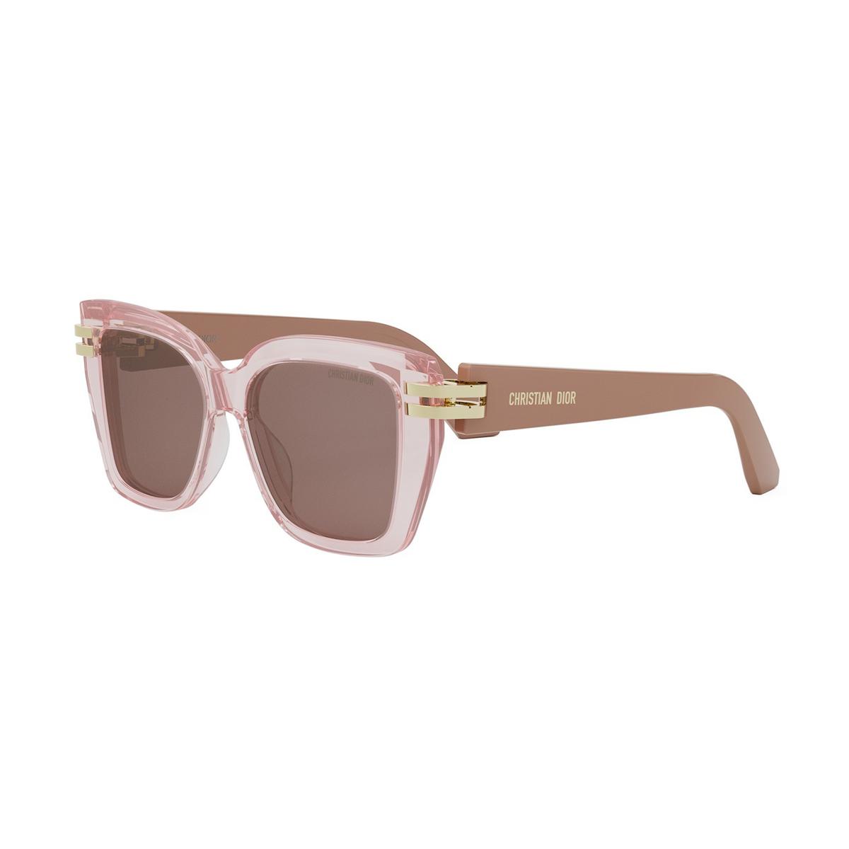 dior cdior s1i 40l0 rosa lucido acetate occhiali da sole - women