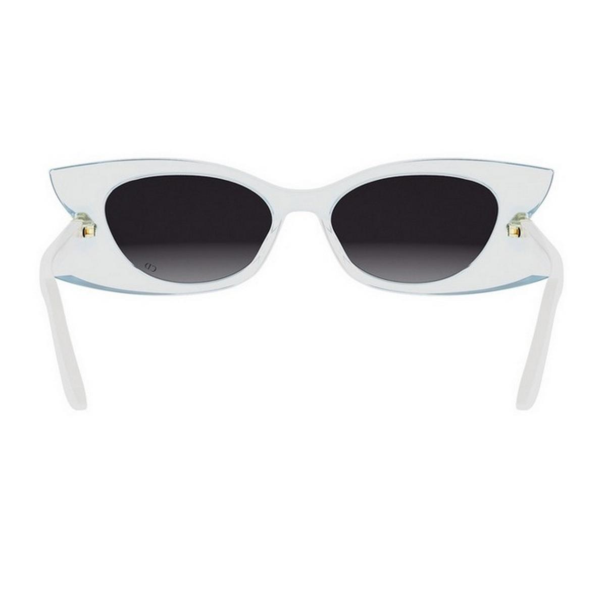 dior diorbutterfly s2i 80a1 celeste trasparente acetate occhiali da sole - women