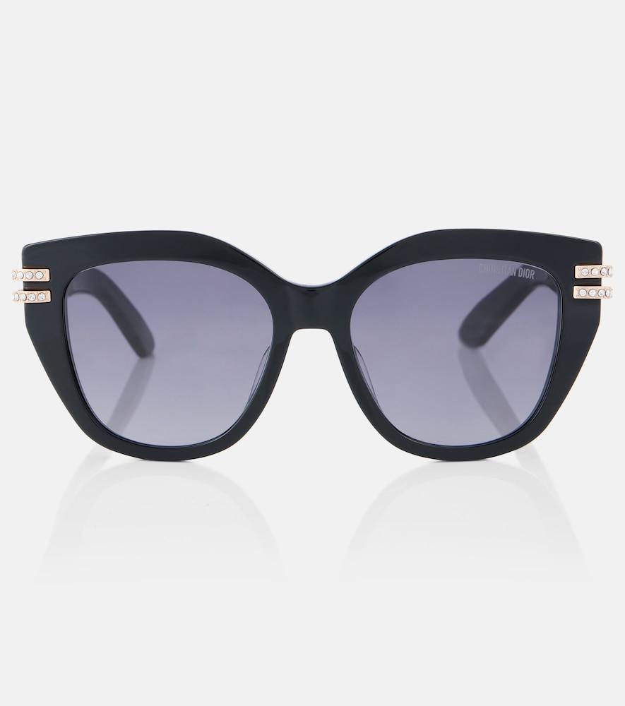 dior eyewear cdior b4i butterfly embellished sunglasses