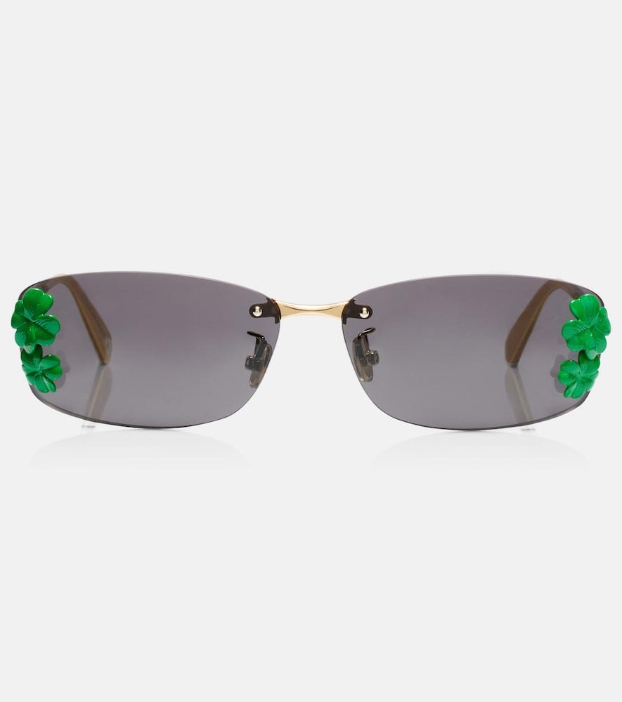 dior eyewear dior clover s1u rectangular sunglasses