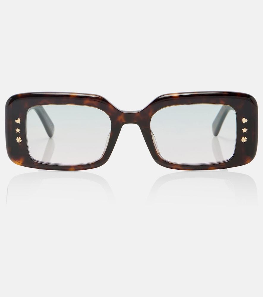 dior eyewear dior luckycharms s1i rectangular sunglasses