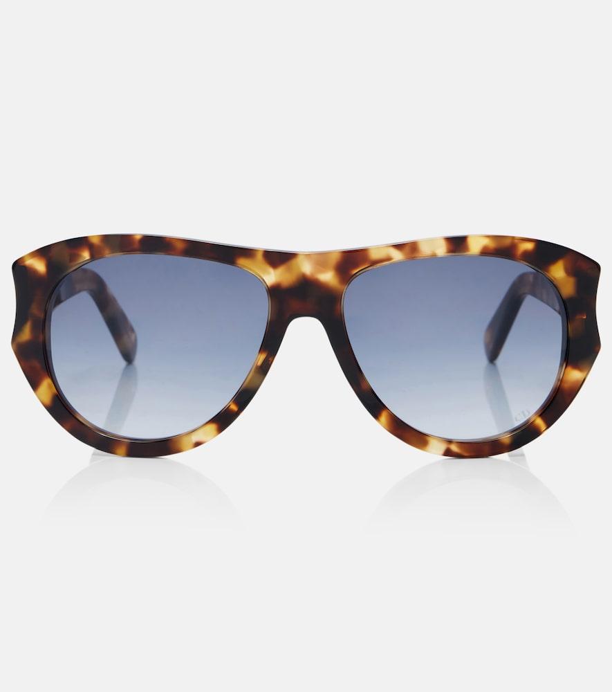 dior eyewear diorglow a1i aviator sunglasses