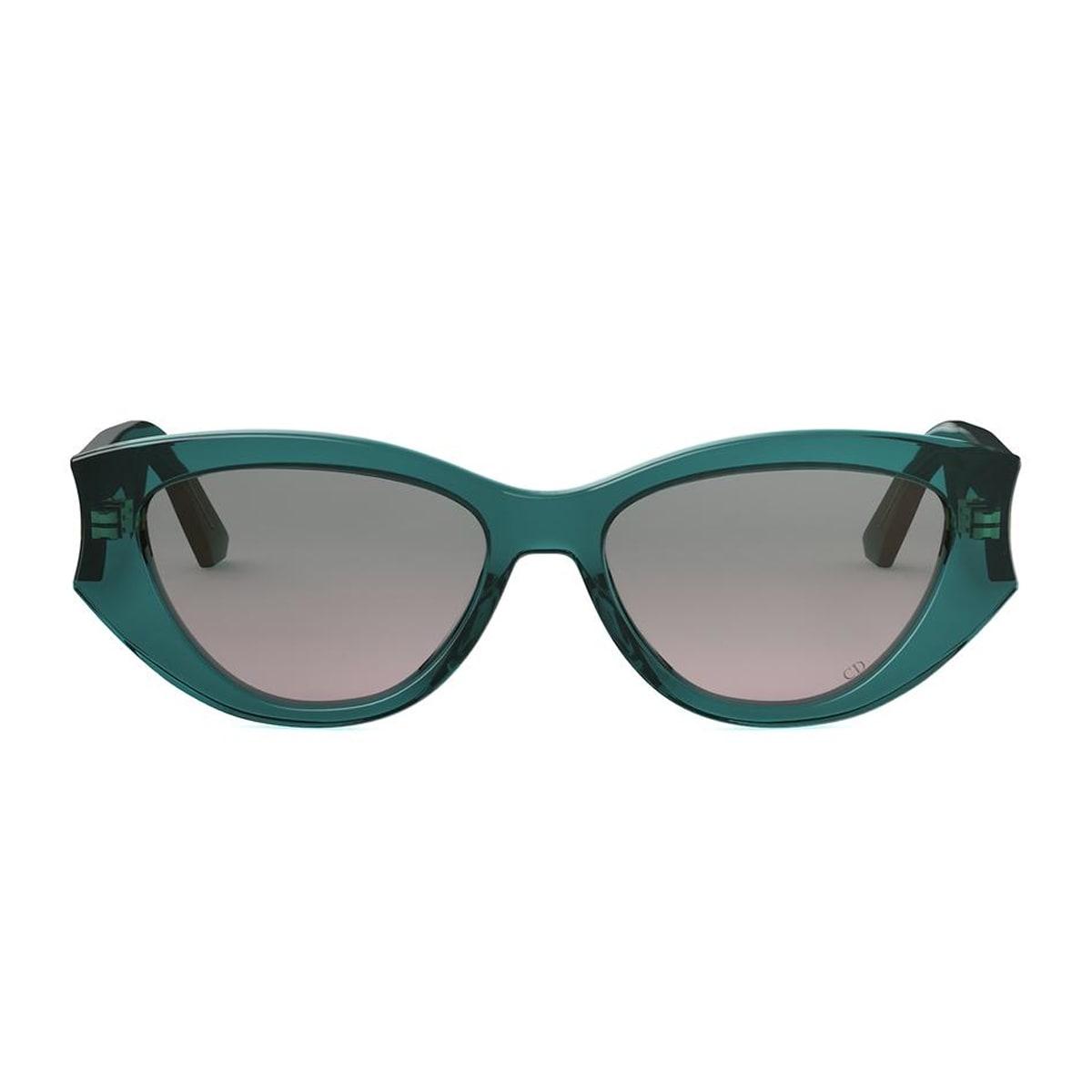 dior eyewear diorglow b1i 71 al verde lucido sunglasses