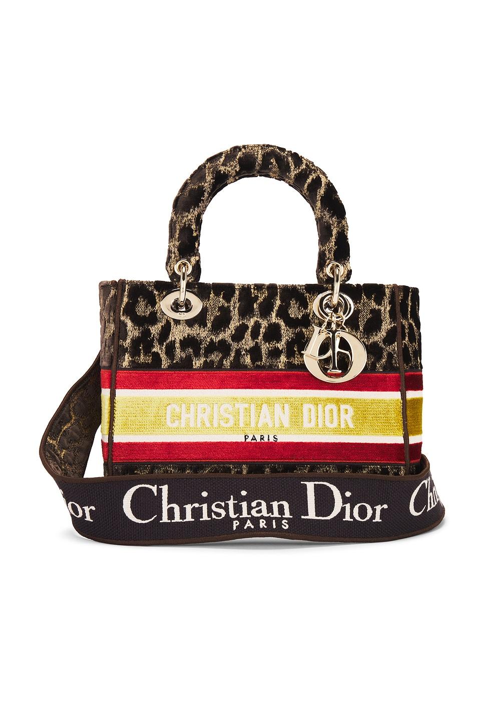 dior leopard lady d-lite handbag