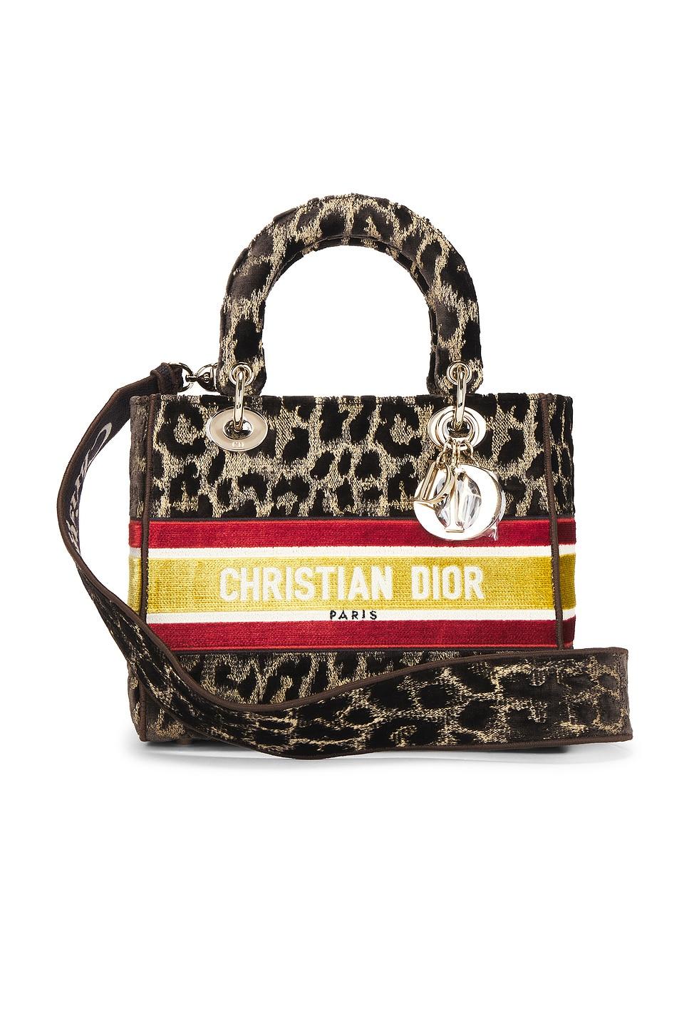 dior leopard lady d-lite handbag
