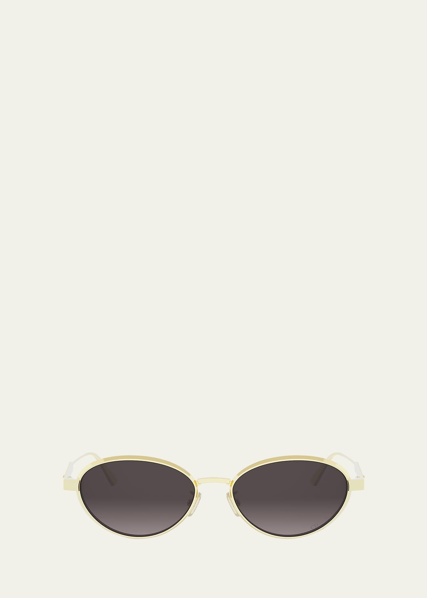 diorcannage r1u 53mm oval sunglasses