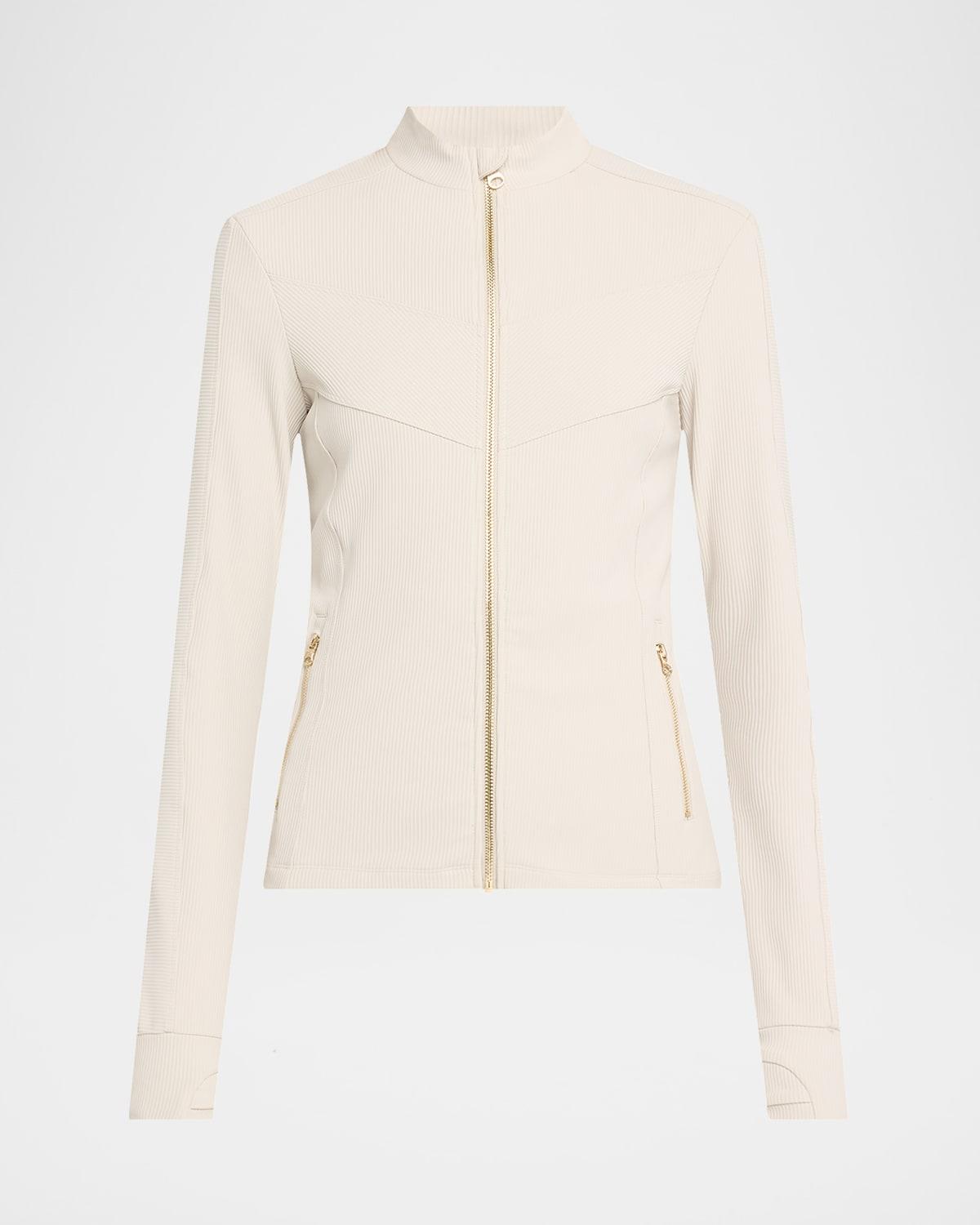 directional rib jacket