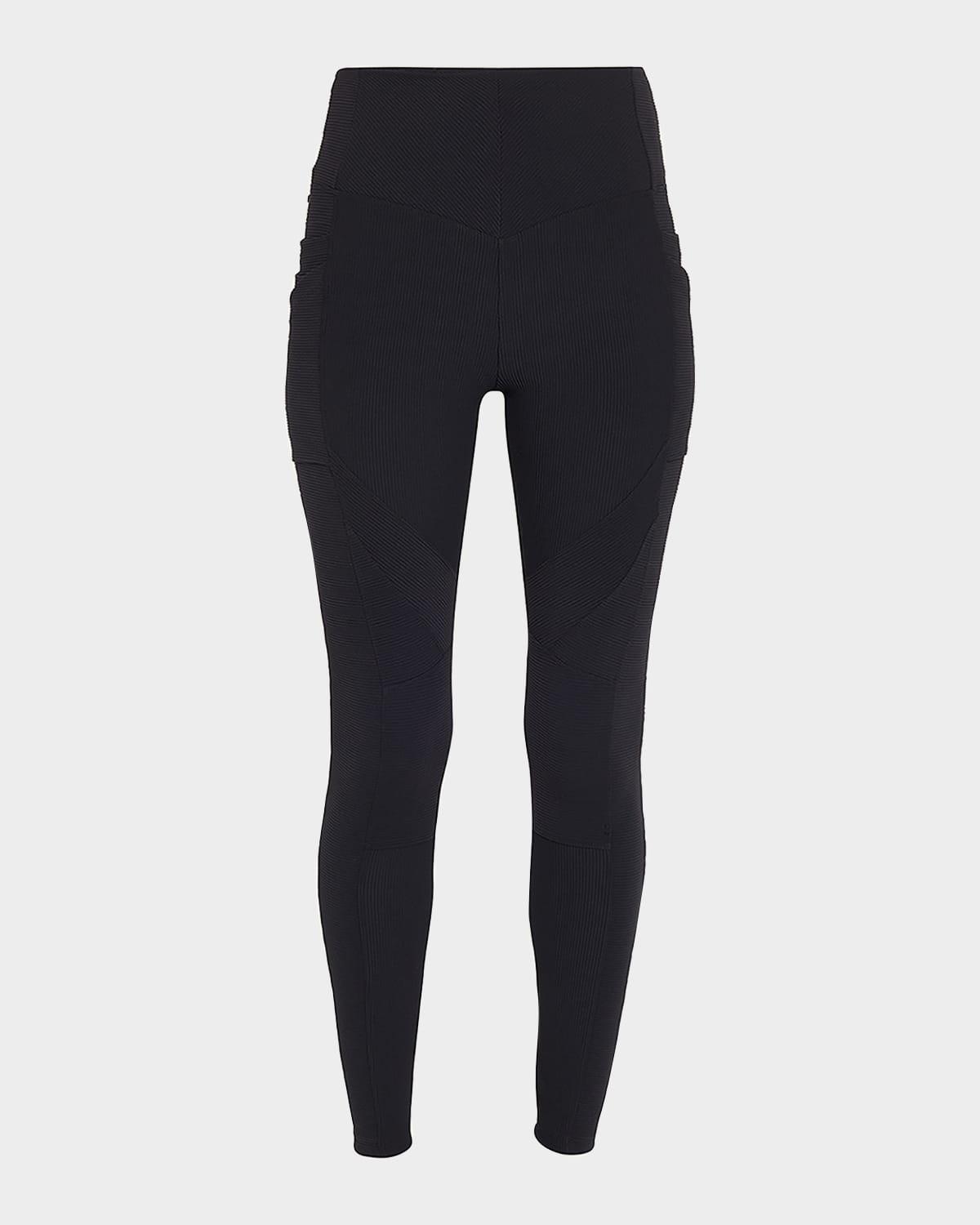 directional rib leggings
