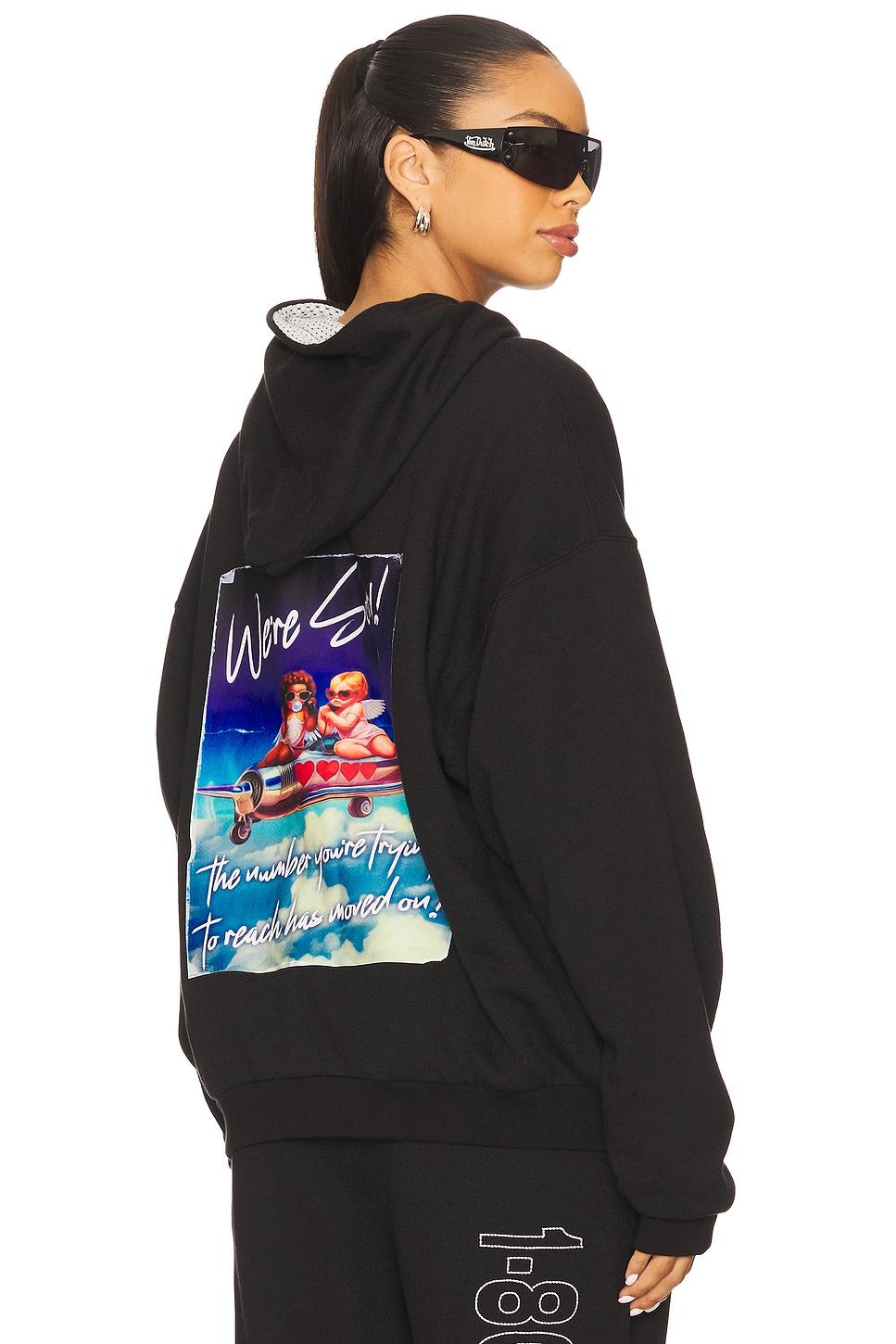 disconnected 1-800 harley zip hoodie