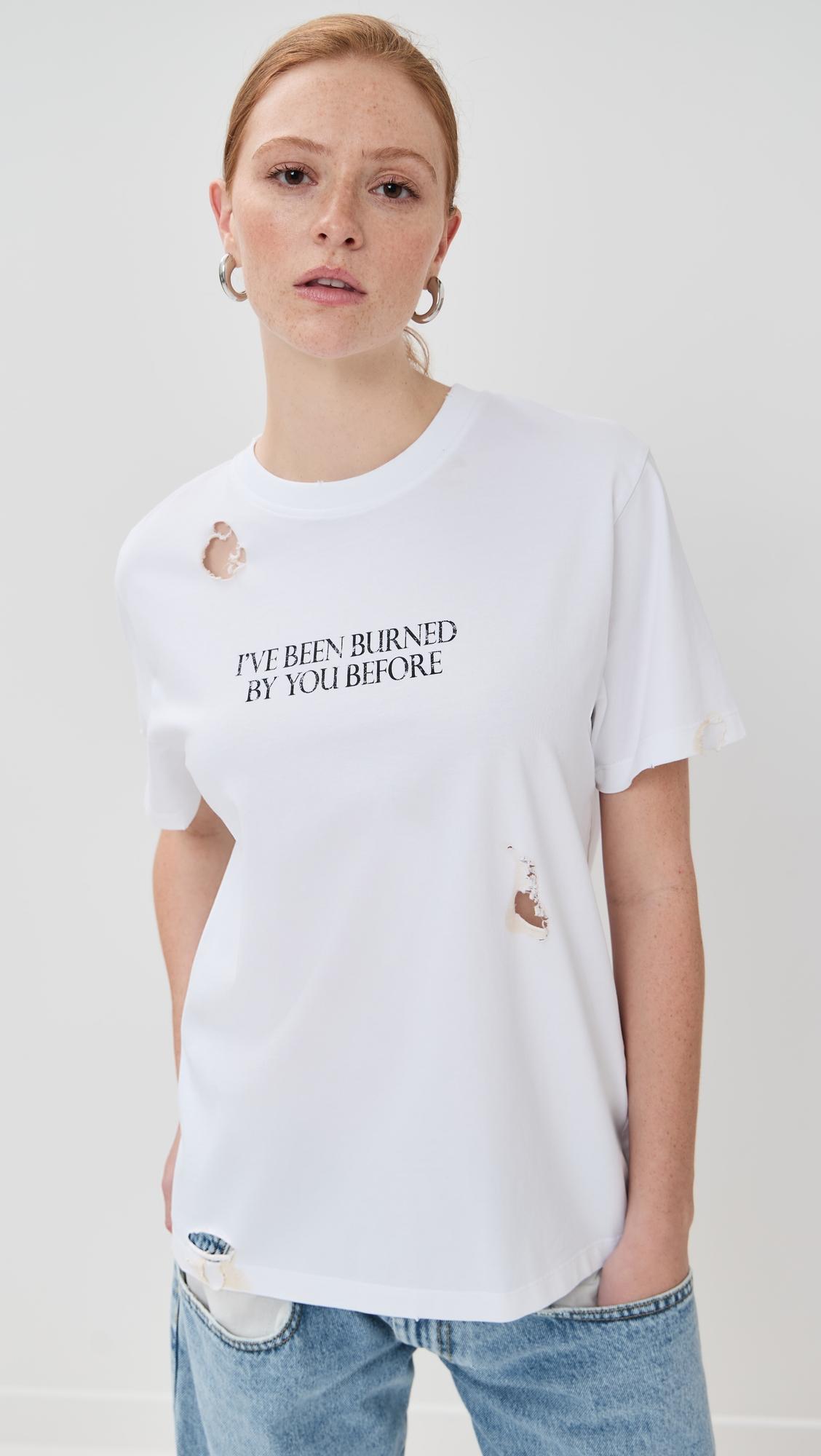 disney x coperni burned by you before boxy t-shirt