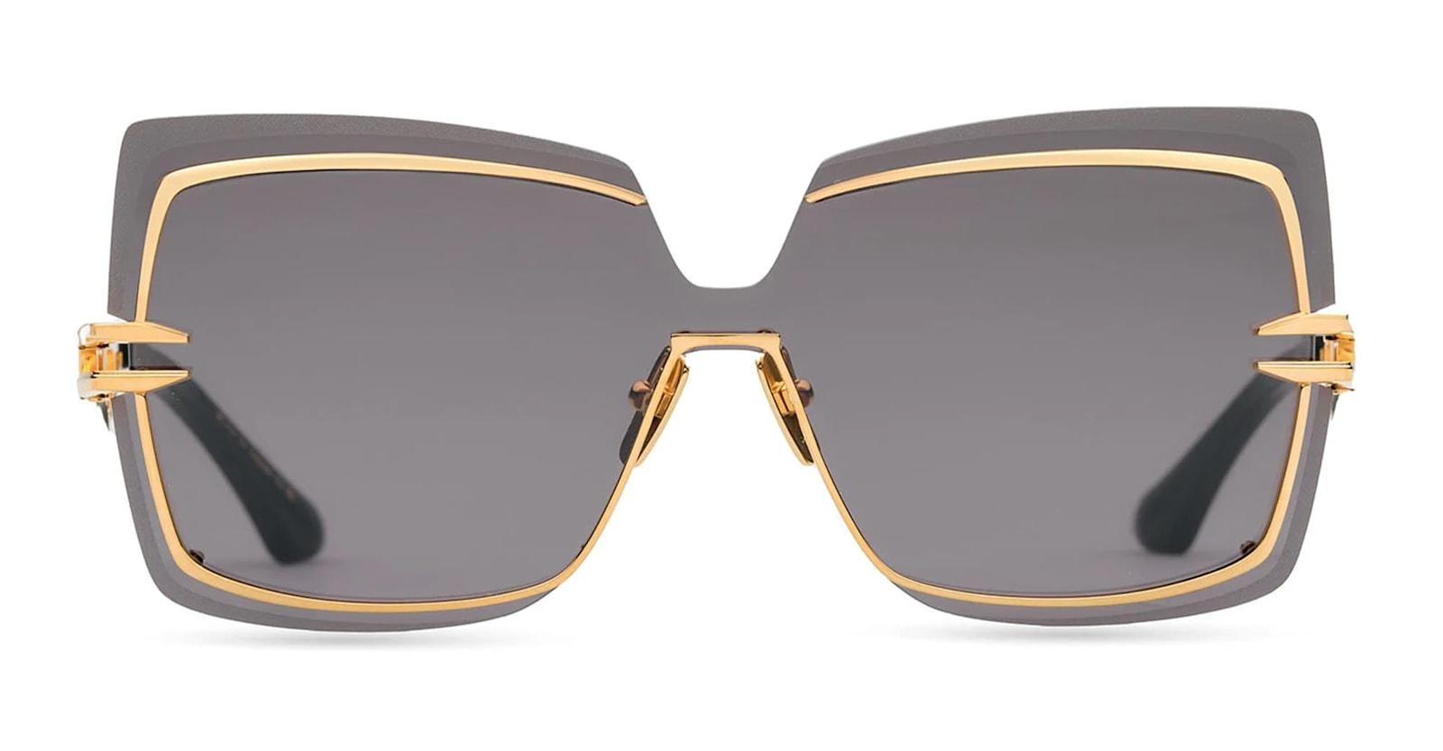 dita brokyn - yellow gold sunglasses