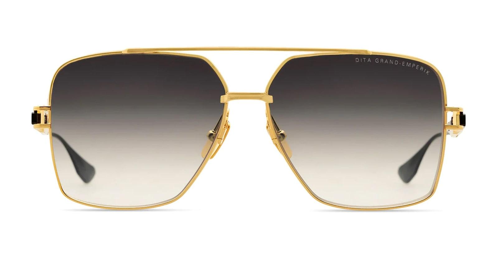 dita grand-emperik - yellow gold / matte black sunglasses