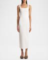 dixi square-neck sleeveless knit maxi dress