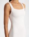dixi square-neck sleeveless knit maxi dress