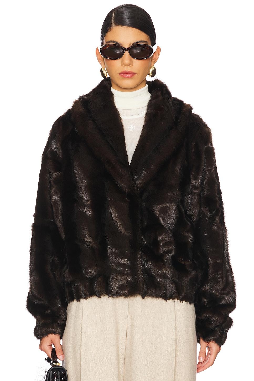 dixie faux fur jacket