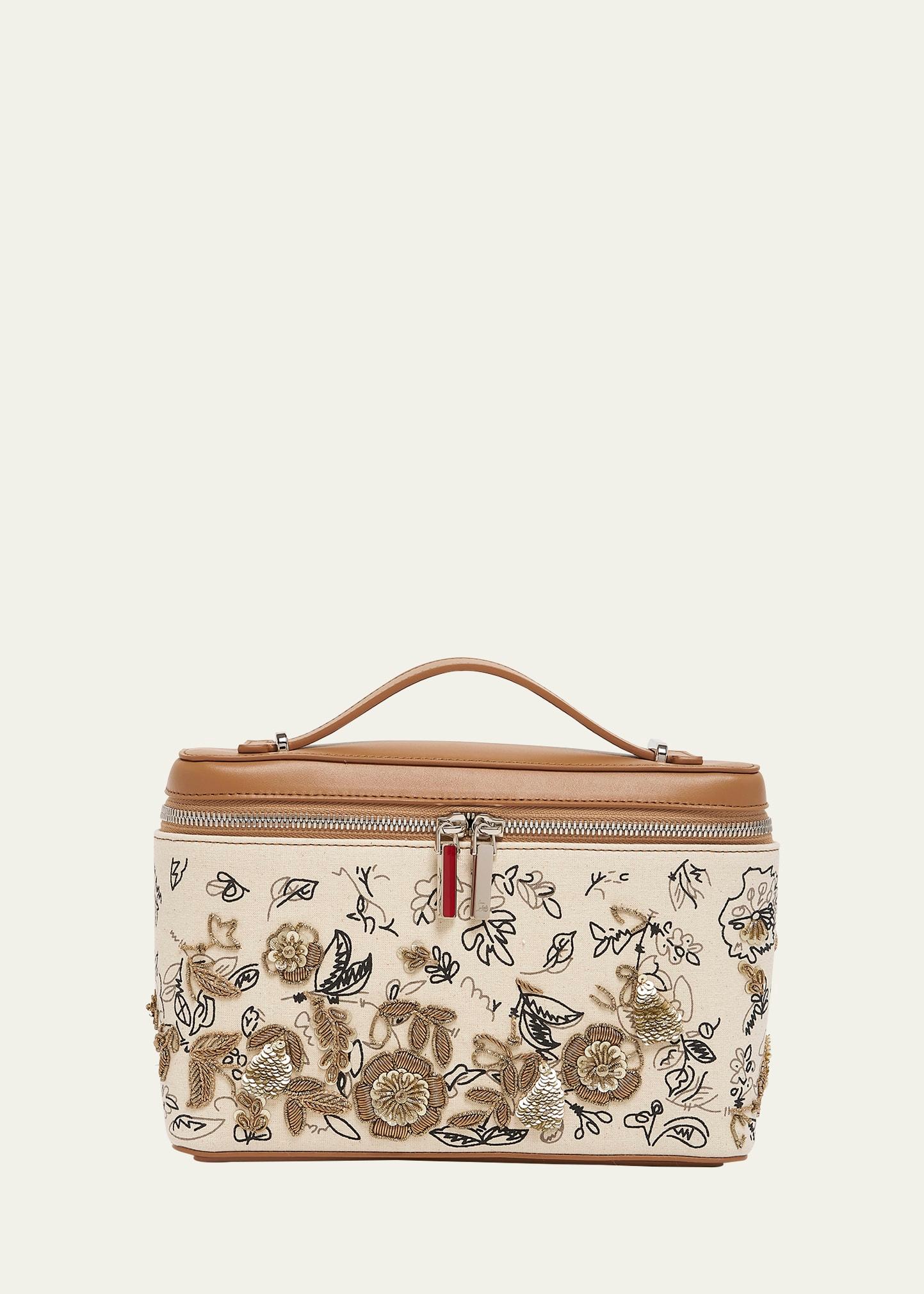 djanis floral toile crossbody bag