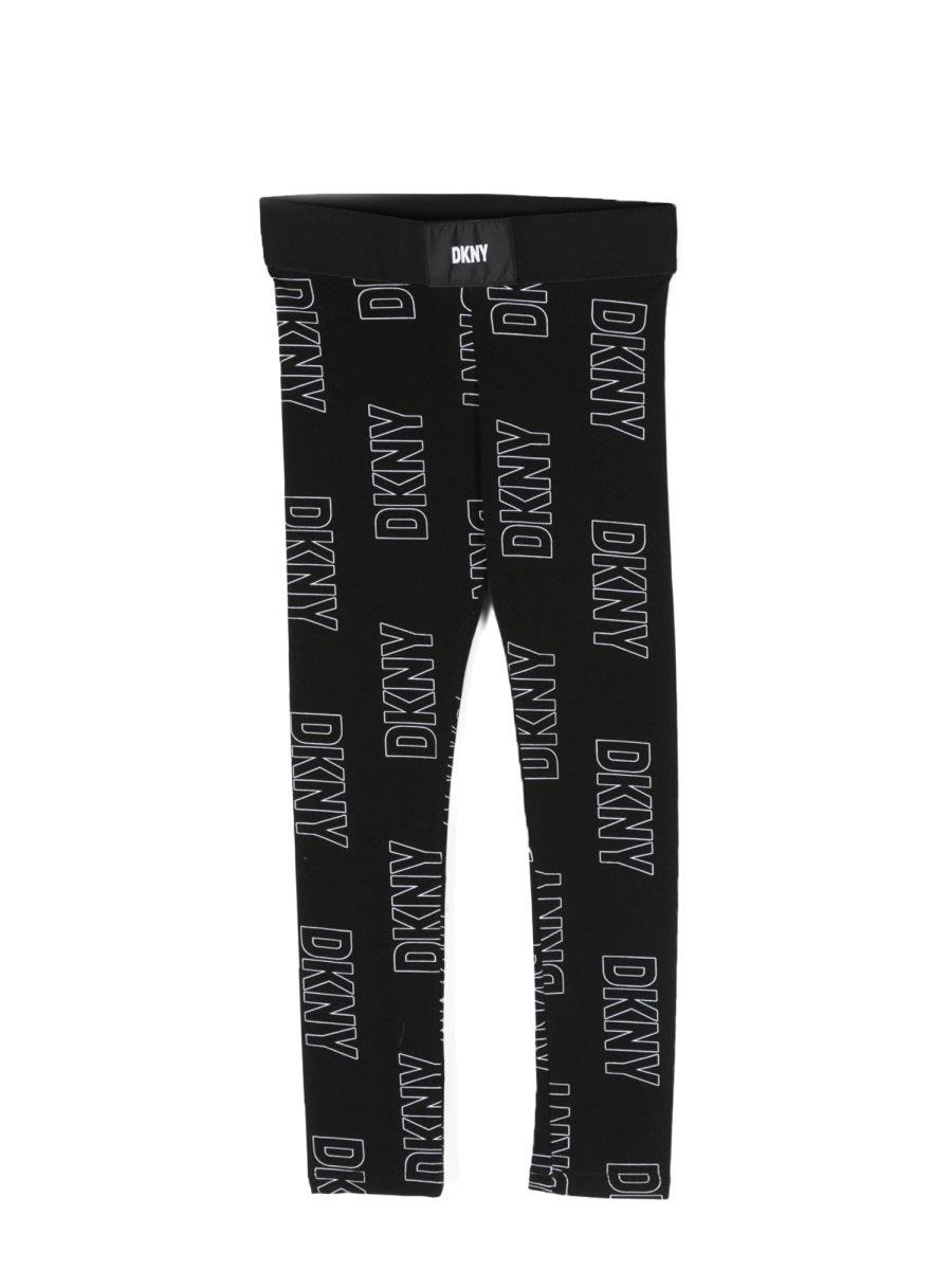 dkny allover logo leggings
