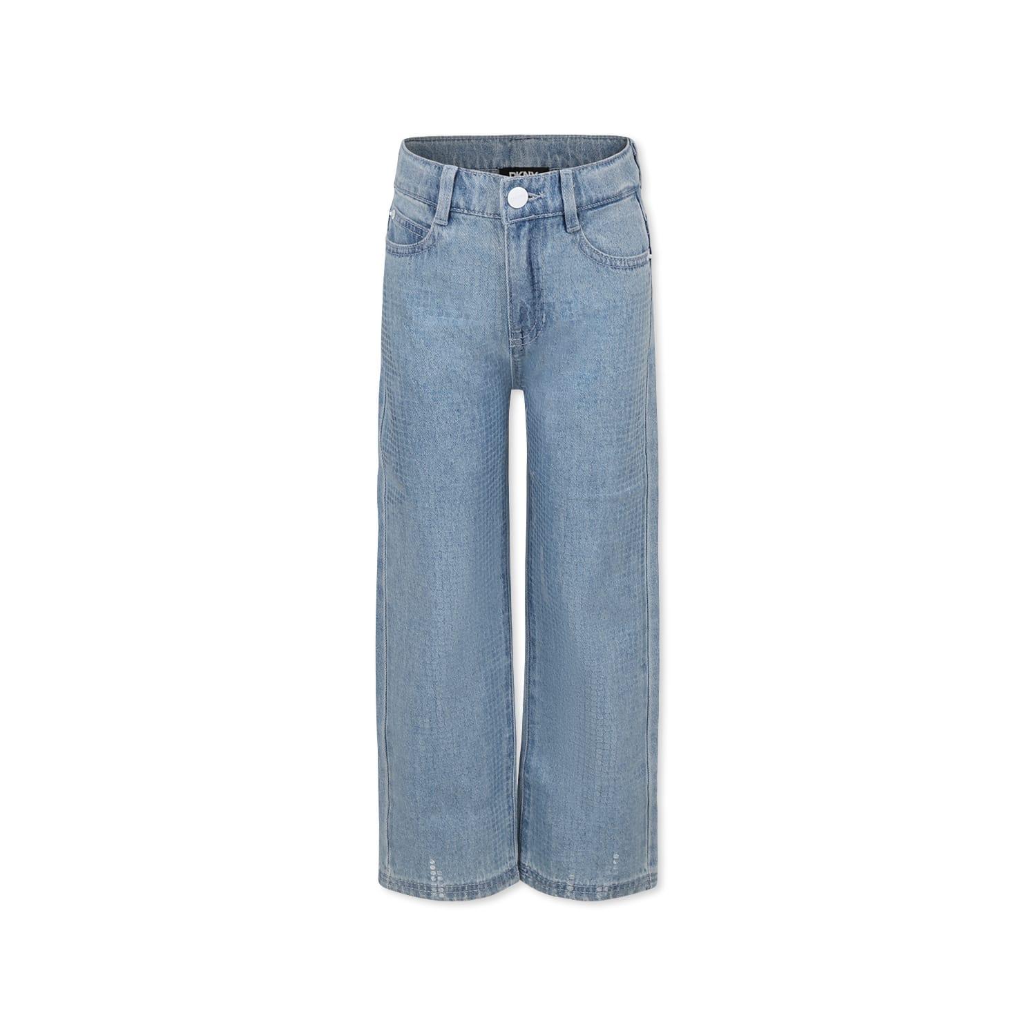 dkny denim jeans for girl with sequins