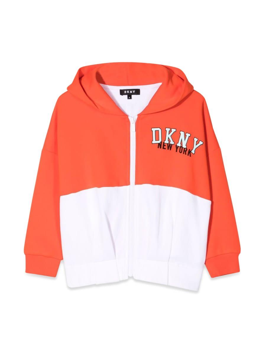 dkny hooded cardigan