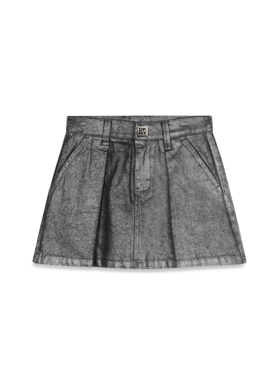 dkny jean skirt