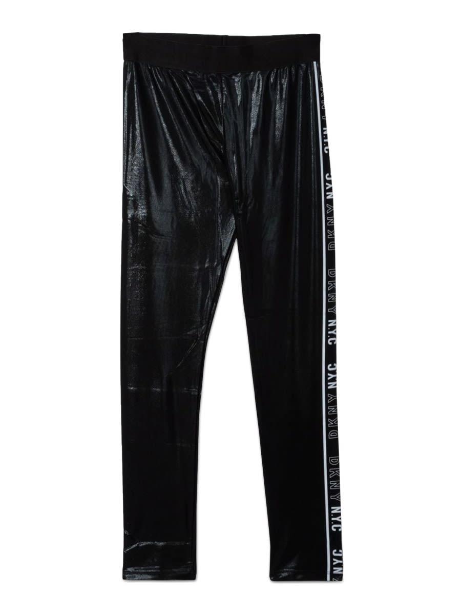 dkny leggings con stampa