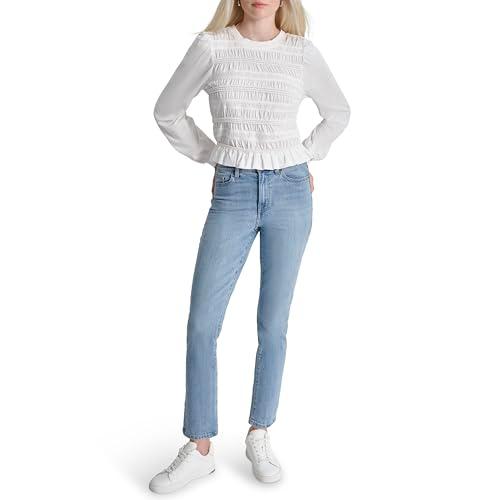 dkny women's comfortable trendy soft top, ivory