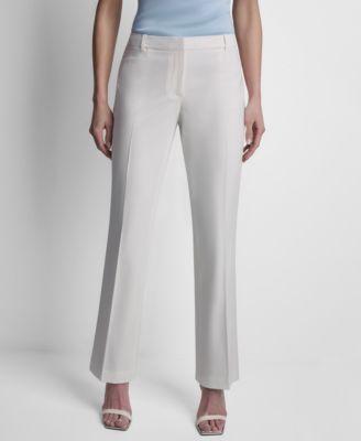 dkny womens modern fit flared pants
