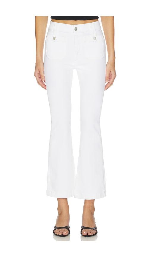 dl1961 bridget high rise bootcut instasculpt? jeans in white.