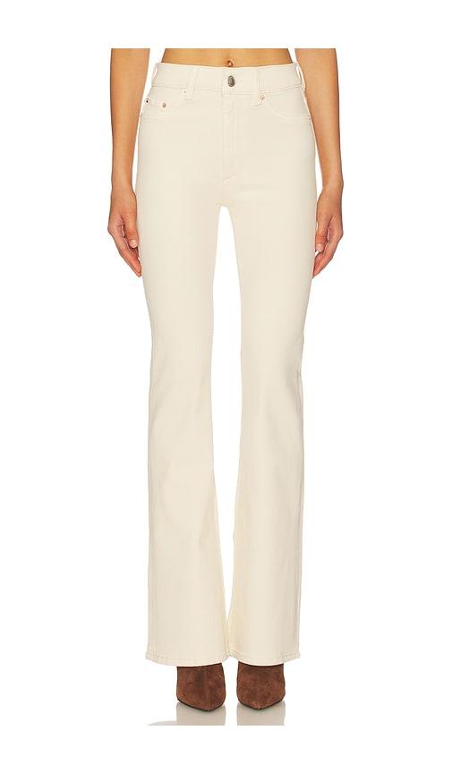 dl1961 bridget high rise bootcut instasculptâ¢ jeans in cream.