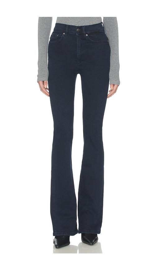 dl1961 bridget high rise bootcut instasculptâ¢ jeans in navy blue.