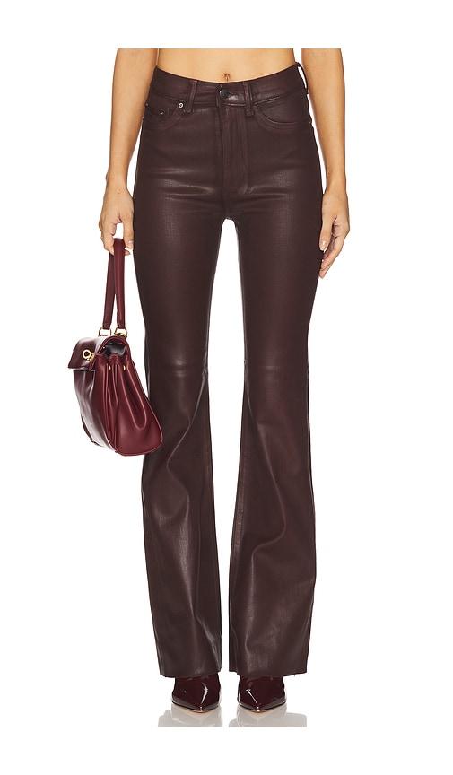 dl1961 bridget high rise bootcut instasculptâ¢ jeans in red.
