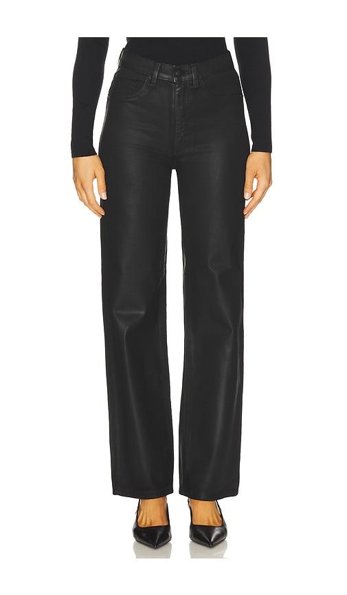 dl1961 karmine high rise wide leg jeans in black.