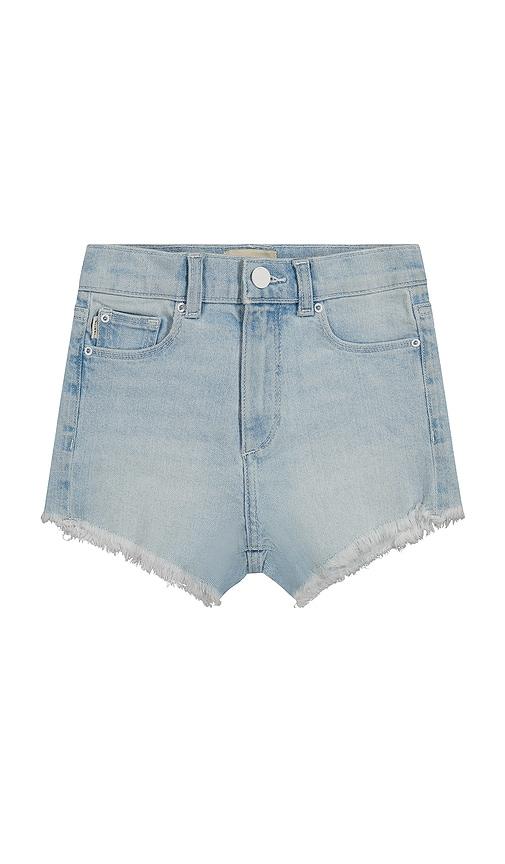 dl1961 lucy toddler shorts in blue.