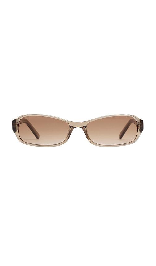 dmy studios juno sunglasses in brown.