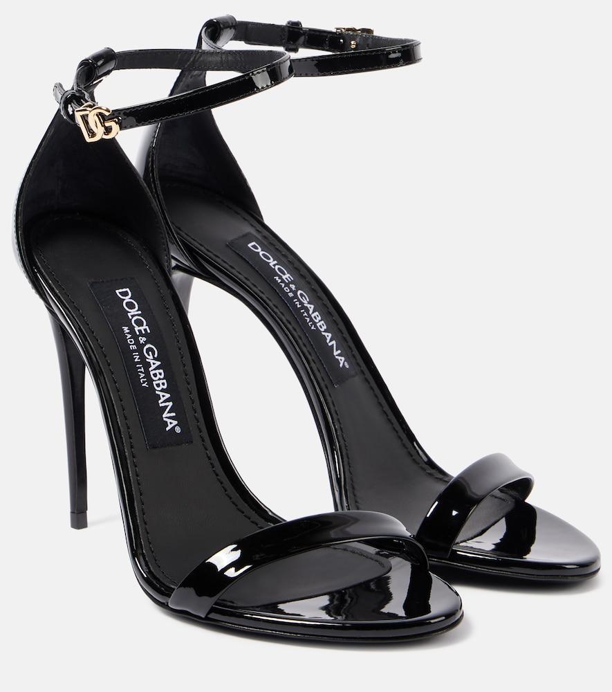 dolce & gabbana 105 patent leather sandals