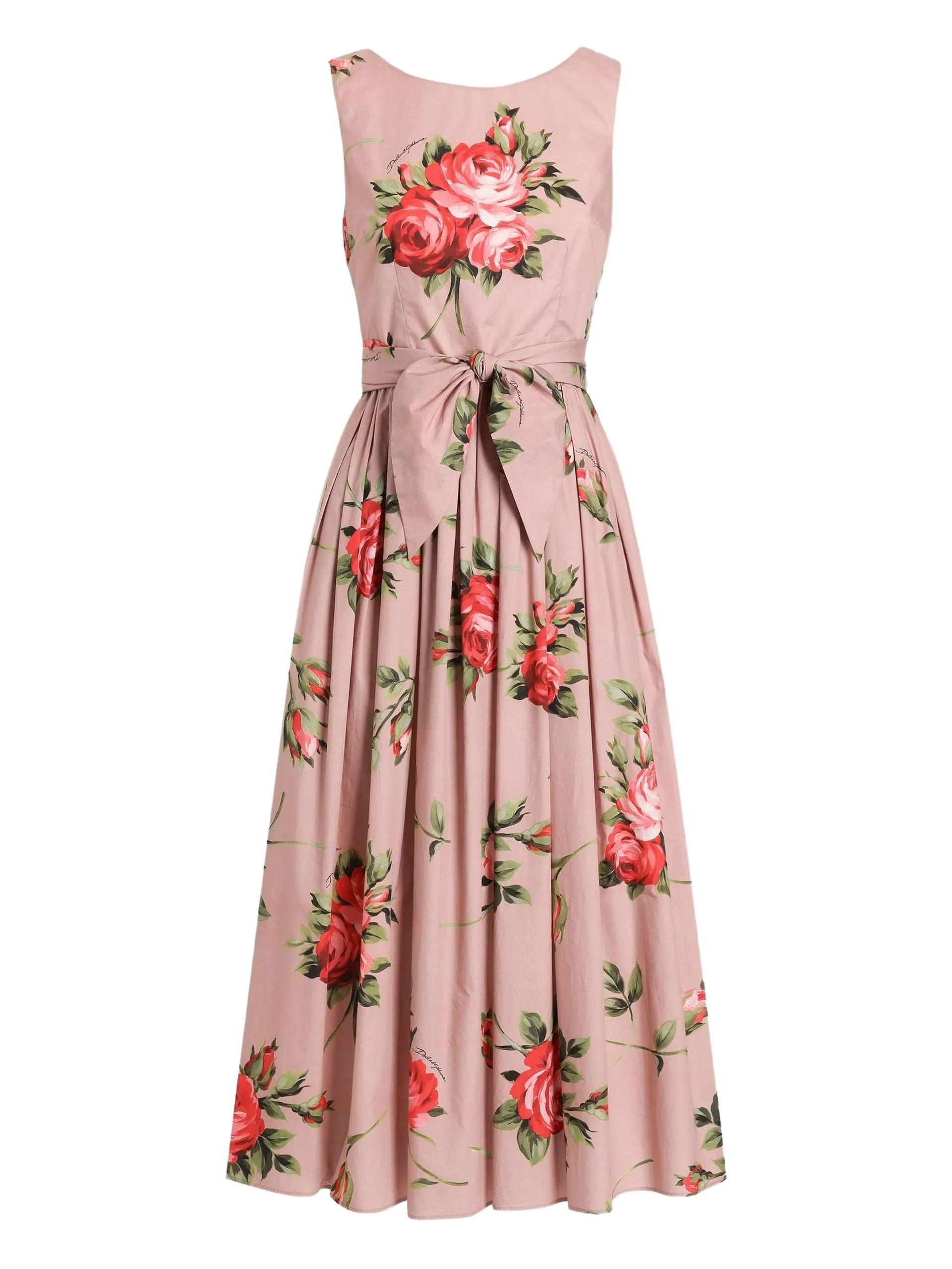 dolce & gabbana abito pink & purple - women