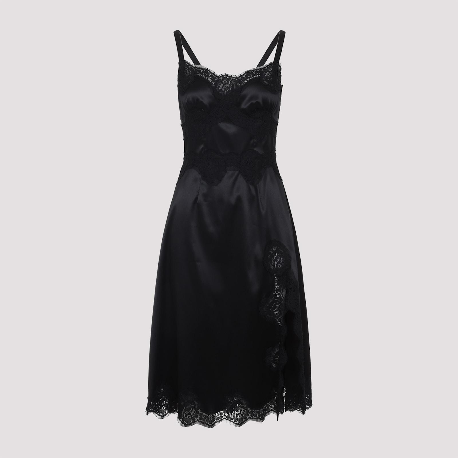 dolce & gabbana acetate midi dress