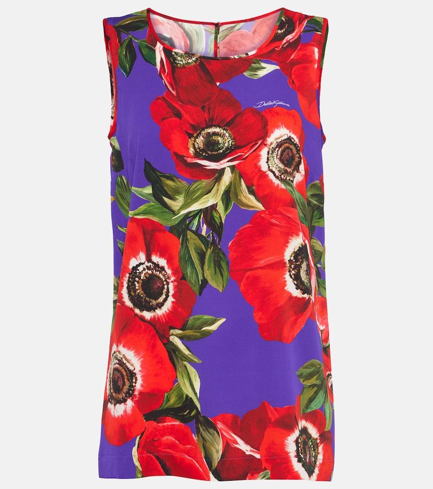 dolce & gabbana anemone silk
