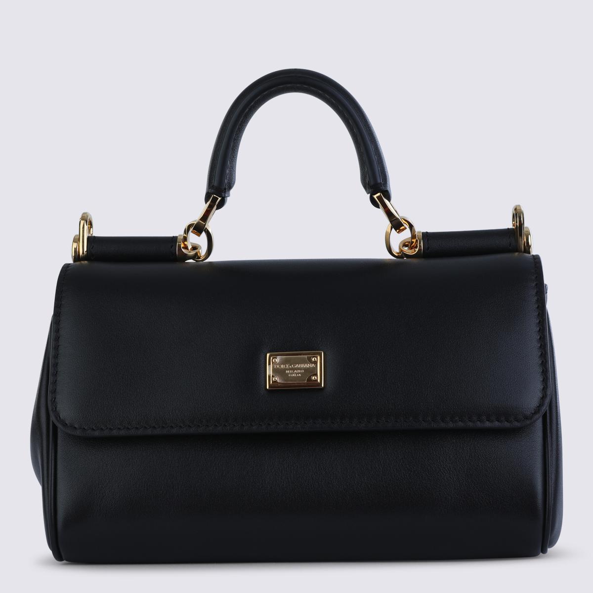 dolce & gabbana bags black _le pvc - women